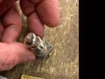 Pushbutton Single Pole Switch SPST Circuit ON-Off Action Metal Actuator 15amp 12
