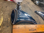 Custom Mirrors Fairing Mount Harley FLHX Street Glide Metal Chrome Ness Bagger