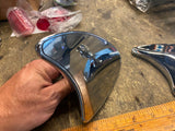 Custom Mirrors Fairing Mount Harley FLHX Street Glide Metal Chrome Ness Bagger