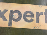 VTG antique Johnstown Pullman Standard 29" Train Car Sticker "Experts"