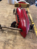 Vtg 1920s Electric Kokomo Red Arrow Tether Race Car 15" Orig Tin /toy Kingston!