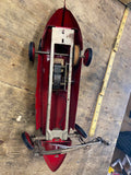 Vtg 1920s Electric Kokomo Red Arrow Tether Race Car 15" Orig Tin /toy Kingston!