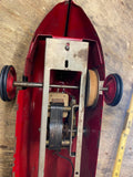 Vtg 1920s Electric Kokomo Red Arrow Tether Race Car 15" Orig Tin /toy Kingston!