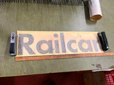 VTG antique Johnstown Pullman Standard 28" Train Car Sticker "Railcar"