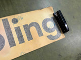 VTG antique Johnstown Pullman Standard 31" Train Car Sticker "Pooling"