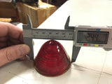 4 Glass KD Tailight Lens Red Truck Vintage Auto Car 501 503 Marker Antiq Hot Rod