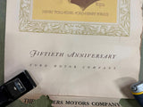 VTG  Ford Motor Company Fiftieth Anniversary 1953 Norman Rockwell Calendar