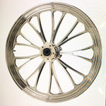 Ultima Polished 21" x 2.15" Manhattan CNC Harley Front Wheel Dual Rotor 37-621