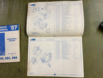 VTG Lot of 2 KTM Motorcycles Parts Catalog 97' 250/300/360 Tvc