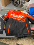 FXR Racing Jacket Motorcycle MX Harley Moto Cro Sport bike Womens size 8 Orange