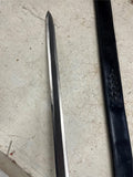 vtg Solid steel skull handled design long sword blade decoration with sheath