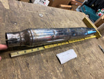Vtg Slip on Muffler Harley FLH Generator Shovelhead FLH Panhead 1960's FX OEM!