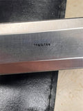 vtg Solid steel skull handled design long sword blade decoration with sheath