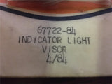 Harley-Davidson Motorcycle Indicator Light Visor EVO FX DYNA FXR part # 67722-84