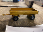 Matchbox Superfast No 2 Mercedes Benz Trailer Gold VGC Rare color Minty!