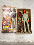 vtg 1967 Geronimo Toy Marx Indian Action Figure Fort Apache Fighters Orig Box!