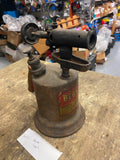 Vtg Otto Bernz Co Gasoline Torch Always Reliable Brass Cast iron Early Antique!