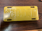 VTG original 1974 New Jersey Motorcycle License Plate WE195