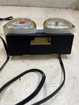 vtg Anheuser Busch Natural Light Beer Clock and Light Cash bank tested working