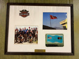 VTG Rare Harley Davidson Gardez Afghanistan Framed Patch & Photographs 19X25