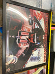 NASCAR Dale Earnhardt The Intimidator Framed Poster Picture 21x17 VTG Racing