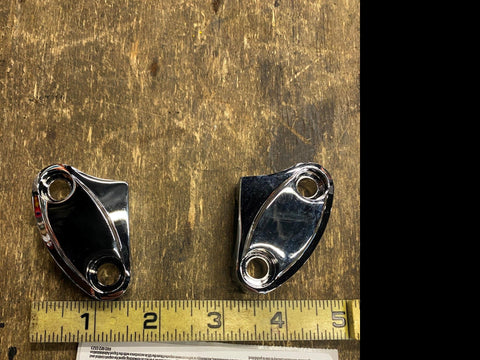Top clamps Chrome Seperate Harley Handlebar Risers Sportster FXR Softail Dyna