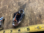 Top clamps Chrome Seperate Harley Handlebar Risers Sportster FXR Softail Dyna