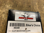 Top clamps Chrome Seperate Harley Handlebar Risers Sportster FXR Softail Dyna