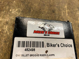 Top clamps Chrome Seperate Harley Handlebar Risers Sportster FXR Softail Dyna