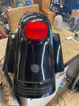 Rear Fender Vivid Black Harley FLHX Street Road glide 2009^ Fascia Light Taillig