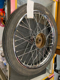 Vtg Chopper Stopper Hallcraft Mini Drum Wheel 17" Springer Girder Harley Nice!