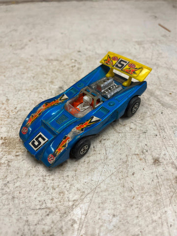 vtg 1974 Matchbox Speed Kings K-51 Barracuda Blue Diecast Car