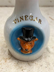 vtg 1977 Jim Beam Mr. Fox Vinegar porcelain china vase