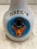 vtg 1977 Jim Beam Mr. Fox Vinegar porcelain china vase