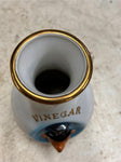vtg 1977 Jim Beam Mr. Fox Vinegar porcelain china vase