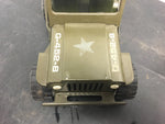 Vintage Tonka Jeep G-452-8 1970s US Army Pressed Steel Collectable Tin Toy Rare