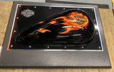 24x17 Custom Paint Gas Tank Display Harley Dealer Man Cave Flames Garage Office