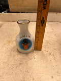 vtg 1977 Jim Beam Mr. Fox Vinegar porcelain china vase