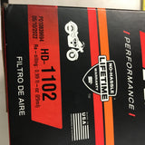 NIB K & N WHITE Motorcycle AIR Filter Harley V-ROD V-Twin Part # HD-1102