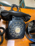 Vintage Rotary Phone Dial stromberg Carlson Black Desk Electronics Antique