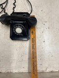 vtg 1970s Stromberg Carlson Desktop Black Rotary Dial Table Phone