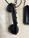 vtg 1970s Stromberg Carlson Desktop Black Rotary Dial Table Phone