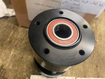 Black Front Wheel Hub 35mm Harley Dual Disc custom mag PM FLH Bagger wide Glide