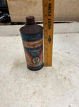 vtg Made in USA 1940s Wagner Lockheed Brake Fluid 32 oz. tin can half full