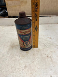 vtg Made in USA 1940s Wagner Lockheed Brake Fluid 32 oz. tin can half full