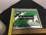 Vintage Heineken Holland Beer Wall décor sign mirror black green mancave 8 x 10