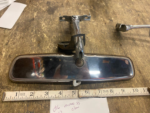 Vtg Rear View Mirror Buick Chevy Ford Dodge Chrysler Antique Car auto Hot Rod