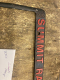 Vtg Summit Racing License plate Frame Hot Rod Muscle car camaro chevelle mopar