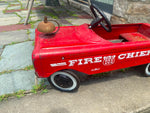 Vtg AMF Pedal Car Murray Fire Chief 1960's Unrestored Survivor Toy Childs Collec