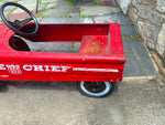 Vtg AMF Pedal Car Murray Fire Chief 1960's Unrestored Survivor Toy Childs Collec